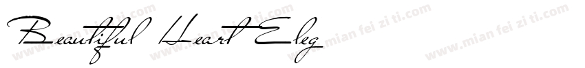 Beautiful Heart Eleg字体转换